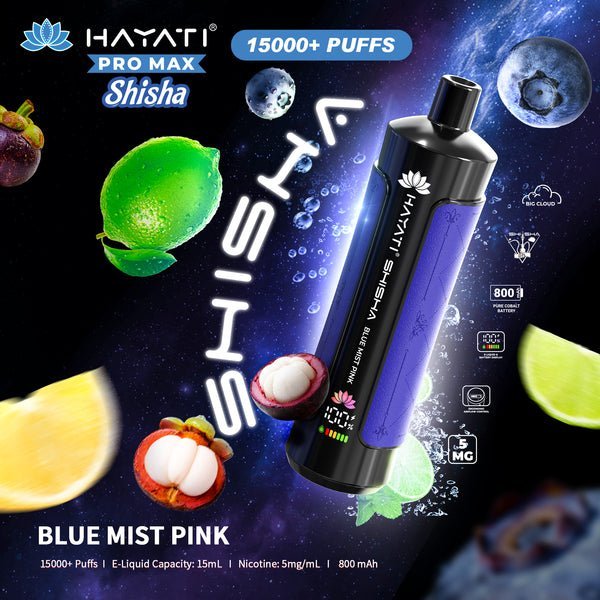 Buy Bulk Hayati Pro Max Shisha 15000 Disposable Vape Box of 5 - Vape Wholesale Mcr