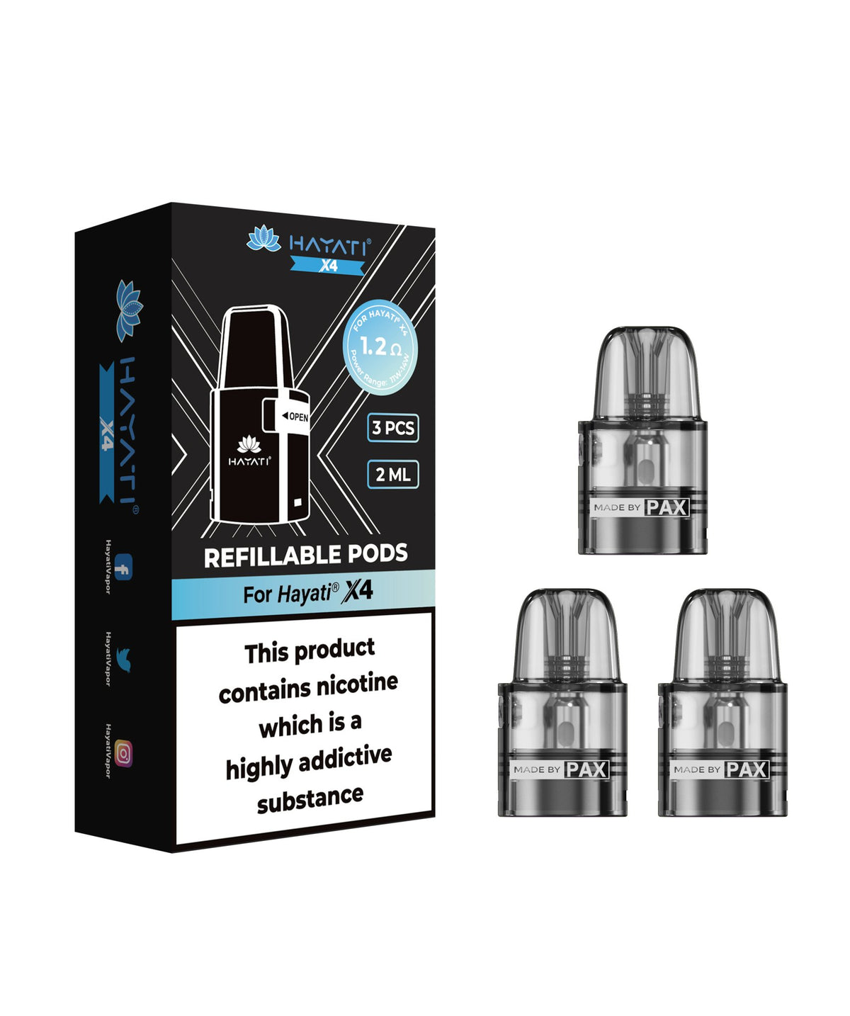 Buy Bulk Hayati X4 Replacemement Cartridges Pods - Vape Wholesale Mcr