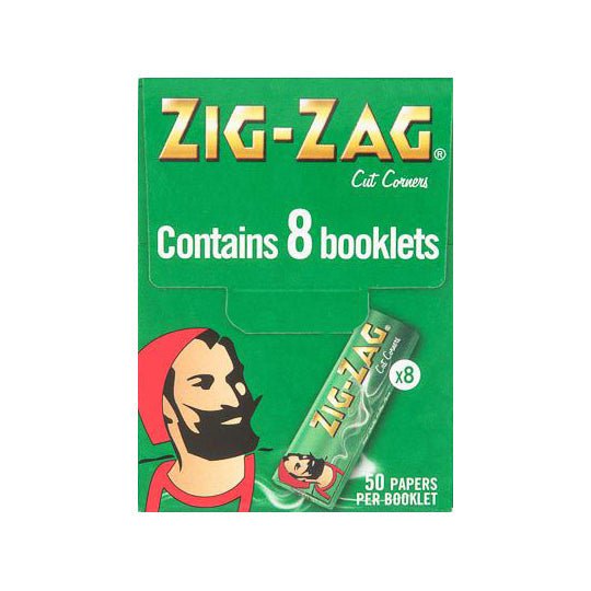 Zig Zag Green 8 Paper - Vape Wholesale Mcr