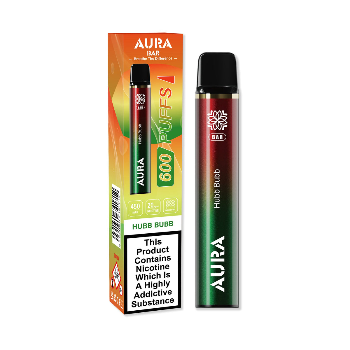 Buy Bulk Aura Bar 600 Puffs Disposbale Vape Pod Box of 10 - Vape Wholesale Mcr