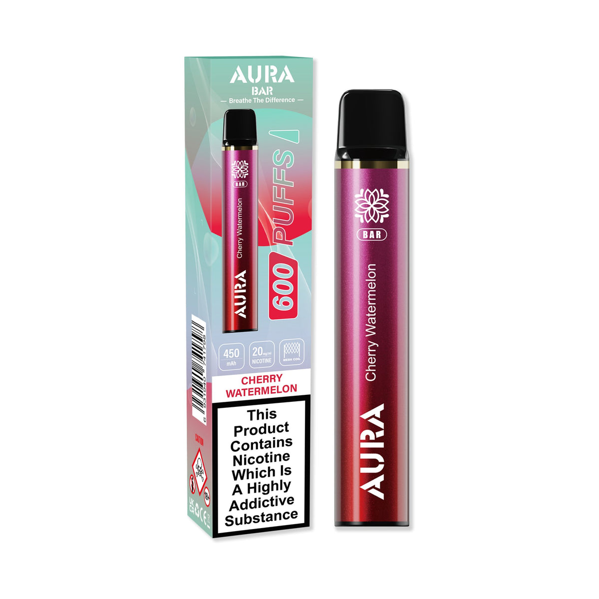 Buy Bulk Aura Bar 600 Puffs Disposbale Vape Pod Box of 10 - Vape Wholesale Mcr