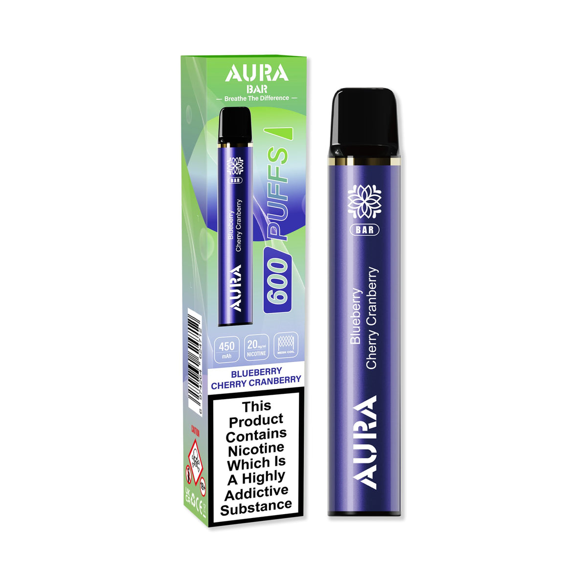 Buy Bulk Aura Bar 600 Puffs Disposbale Vape Pod Box of 10 - Vape Wholesale Mcr