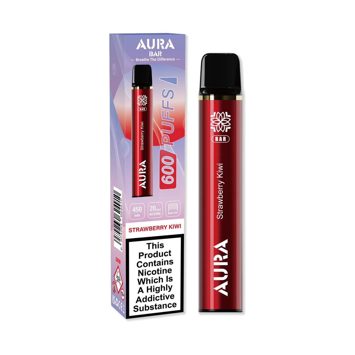 Buy Bulk Aura Bar 600 Puffs Disposbale Vape Pod Box of 10 - Vape Wholesale Mcr