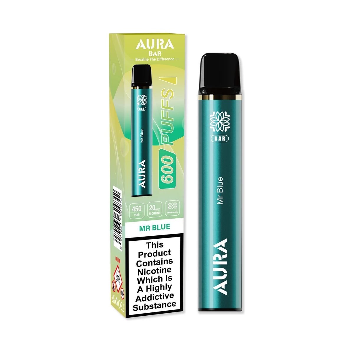 Buy Bulk Aura Bar 600 Puffs Disposbale Vape Pod Box of 10 - Vape Wholesale Mcr