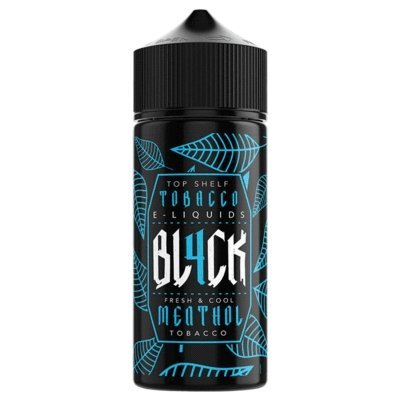 Bla4ck 100ml Shortfill-Menthol Tobacco-vapeukwholesale