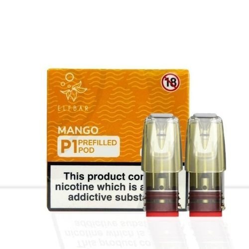 Elf Bar Mate P1 Pods - Box of 10 - Mango -Vapeuksupplier