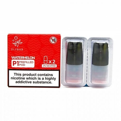 Elf Bar Mate P1 Pods - Box of 10 - Watermelon -Vapeuksupplier