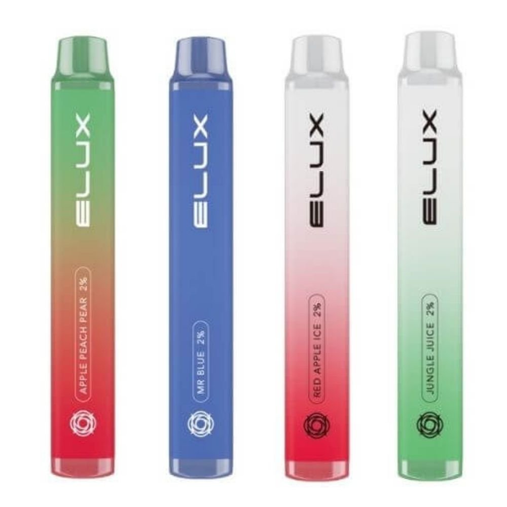 Elux Legend Mini 600 Disposable Vape Pod Device 20MG - Box of 10 - Apple Peach Pear -Vapeuksupplier