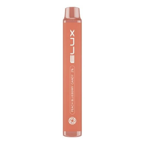 Elux Legend Mini 600 Disposable Vape Pod Device 20MG - Box of 10 - Peach Blueberry Candy -Vapeuksupplier