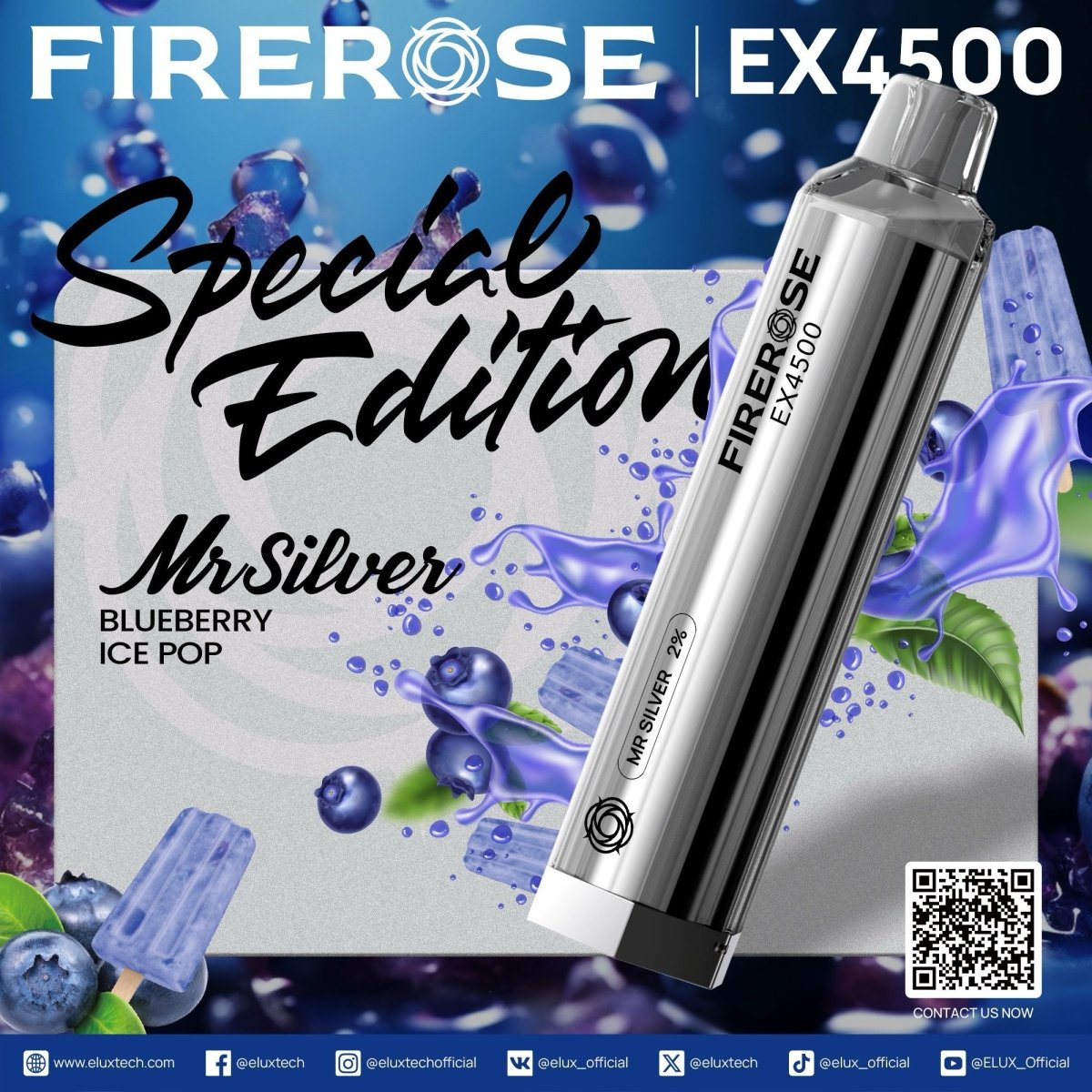 Buy Bulk Firerose 4500 Puffs Special Edition Disposable Vape (Box of 10) - Vape Wholesale Mcr