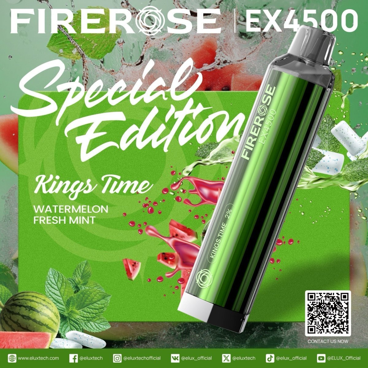 Buy Bulk Firerose 4500 Puffs Special Edition Disposable Vape (Box of 10) - Vape Wholesale Mcr