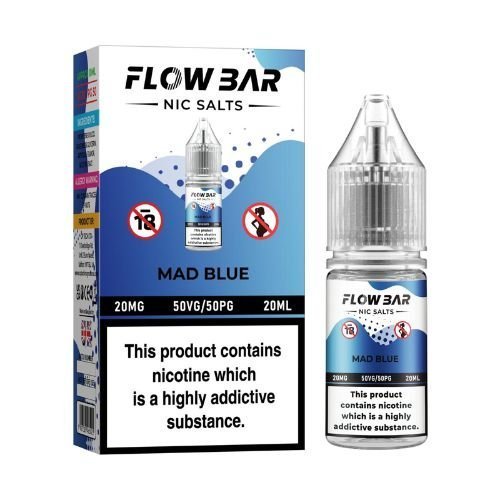 Flow Bar 20ml Nic Salts E-Liquid Pack of 10 - Vape Wholesale Mcr