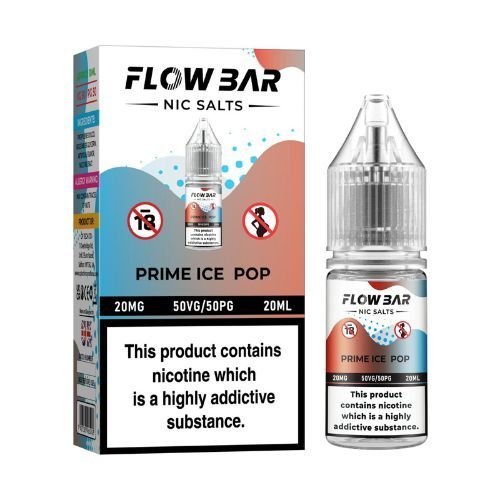 Flow Bar 20ml Nic Salts E-Liquid Pack of 10 - Vape Wholesale Mcr