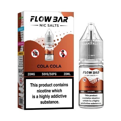 Flow Bar 20ml Nic Salts E-Liquid Pack of 10 - Vape Wholesale Mcr