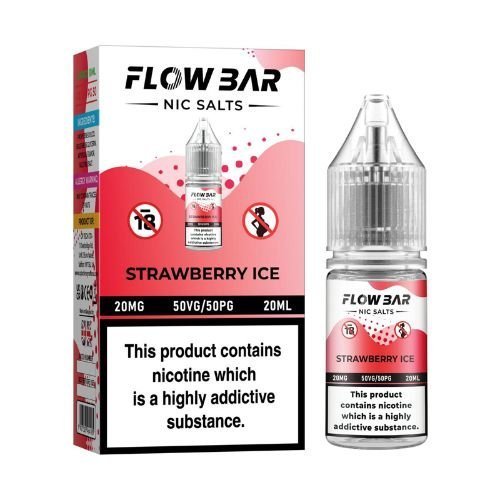 Flow Bar 20ml Nic Salts E-Liquid Pack of 10 - Vape Wholesale Mcr