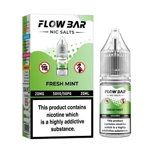 Flow Bar 20ml Nic Salts E-Liquid Pack of 10 - Vape Wholesale Mcr