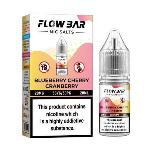 Flow Bar 20ml Nic Salts E-Liquid Pack of 10 - Vape Wholesale Mcr