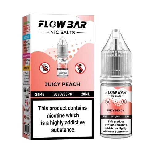 Flow Bar 20ml Nic Salts E-Liquid Pack of 10 - Vape Wholesale Mcr