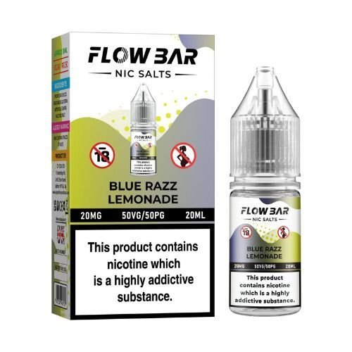 Flow Bar 20ml Nic Salts E-Liquid Pack of 10 - Vape Wholesale Mcr