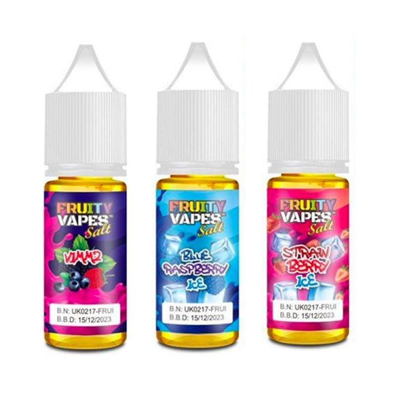 Fruity Vapes Salt 10ml Nic Salts Box of 10 - Vape Wholesale Mcr