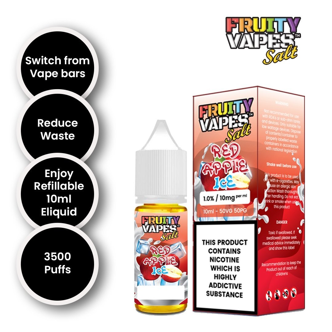 Fruity Vapes Salt 10ml Nic Salts Box of 10 - Vape Wholesale Mcr