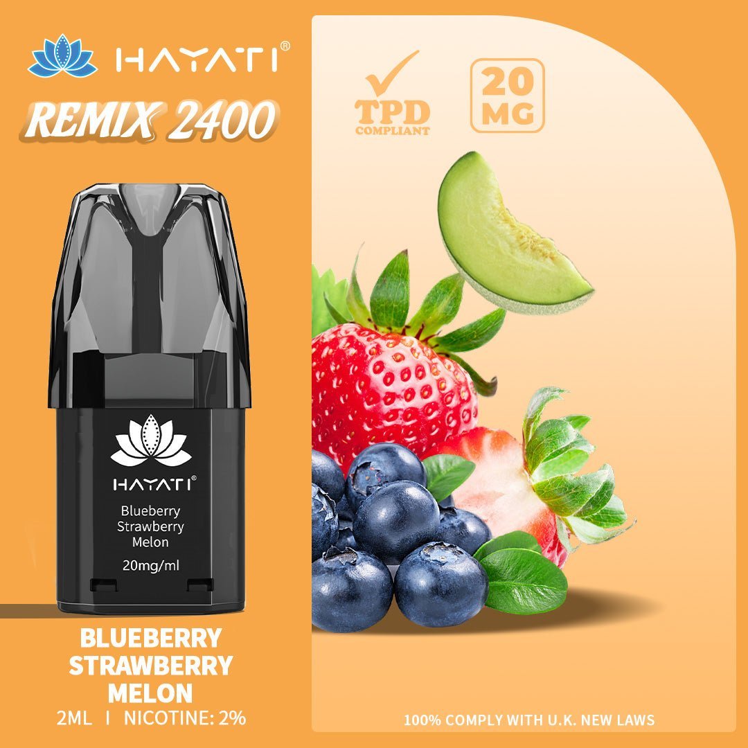 Buy Bulk Hayati Remix 2400 Puffs Replacement Pods - Vape Wholesale Mcr