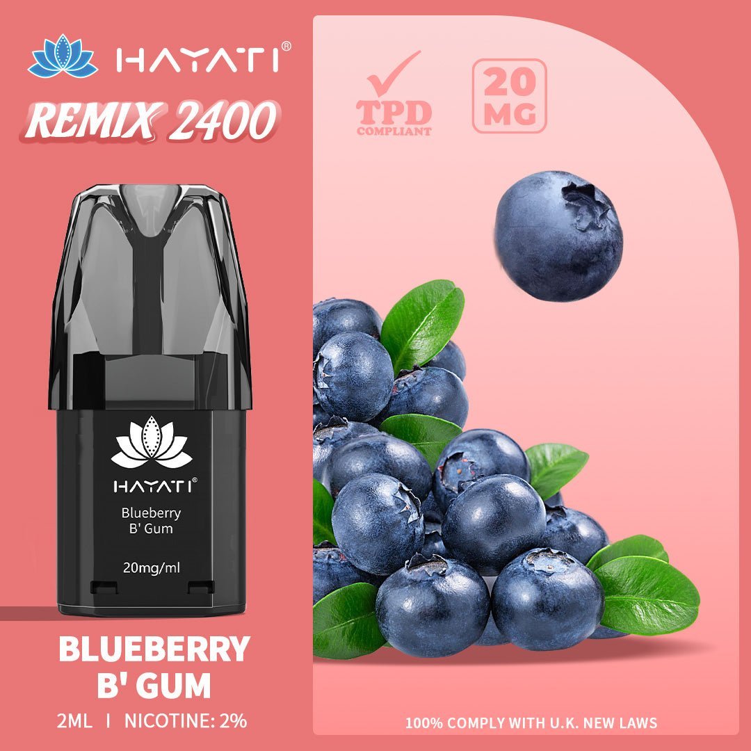 Buy Bulk Hayati Remix 2400 Puffs Replacement Pods - Vape Wholesale Mcr