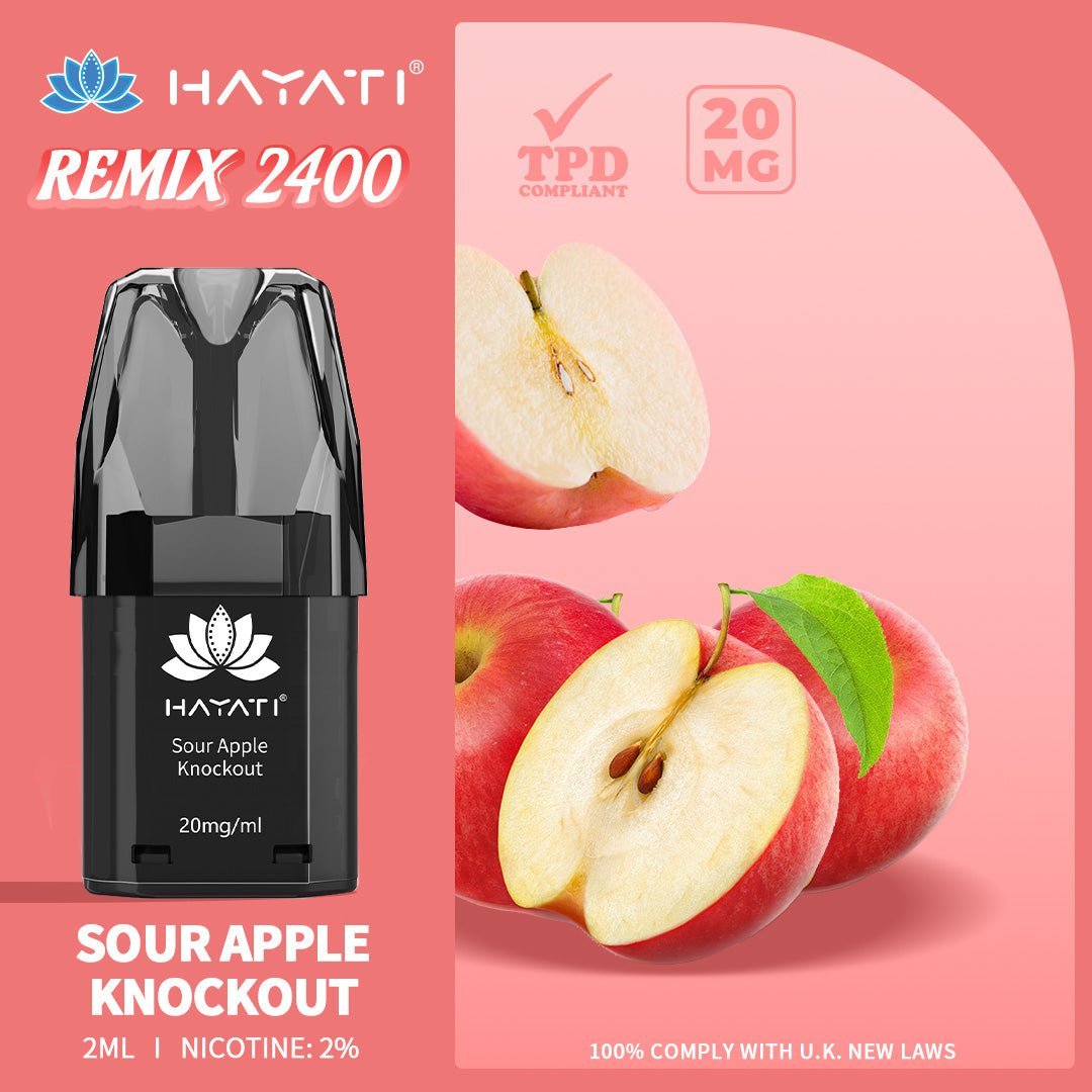 Buy Bulk Hayati Remix 2400 Puffs Replacement Pods - Vape Wholesale Mcr