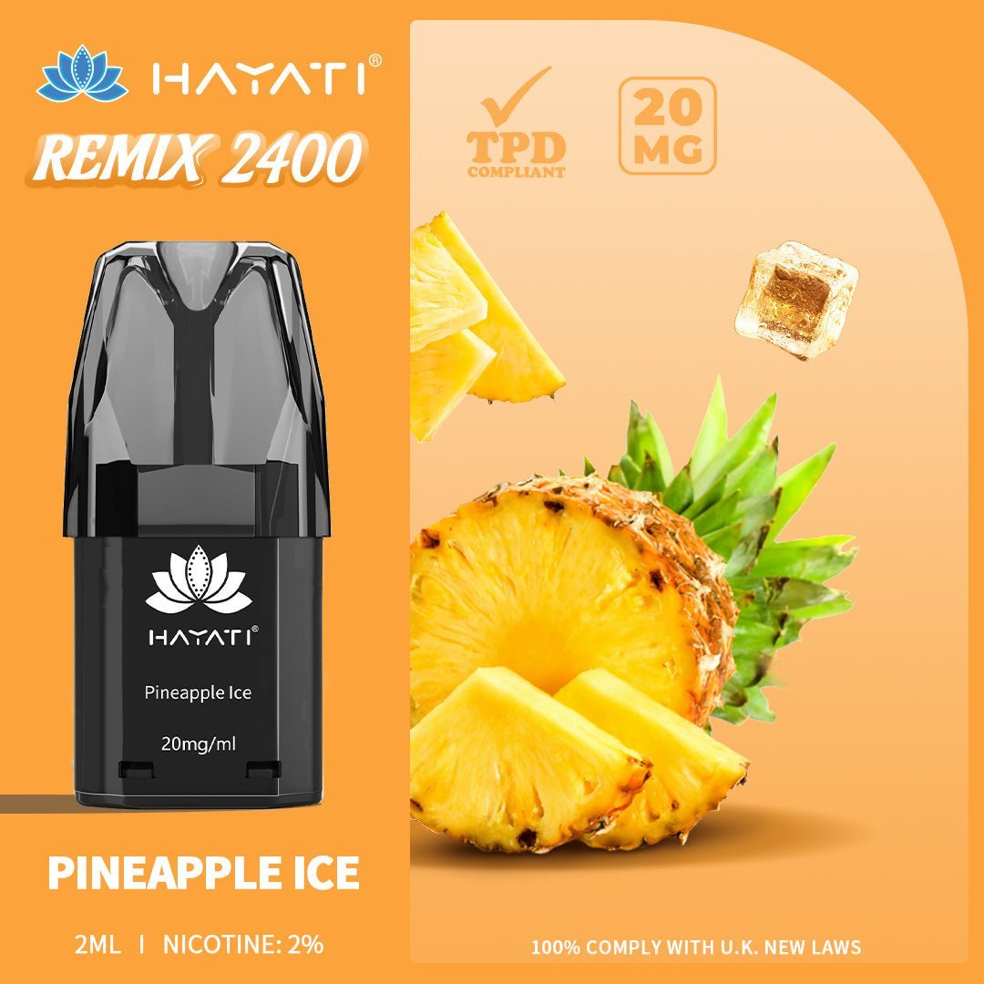 Buy Bulk Hayati Remix 2400 Puffs Replacement Pods - Vape Wholesale Mcr