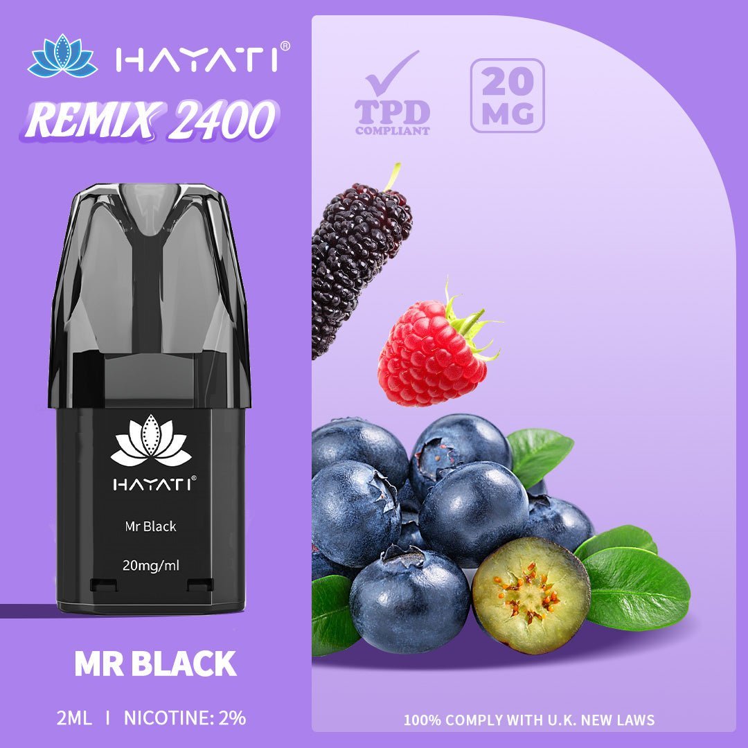 Buy Bulk Hayati Remix 2400 Puffs Replacement Pods - Vape Wholesale Mcr