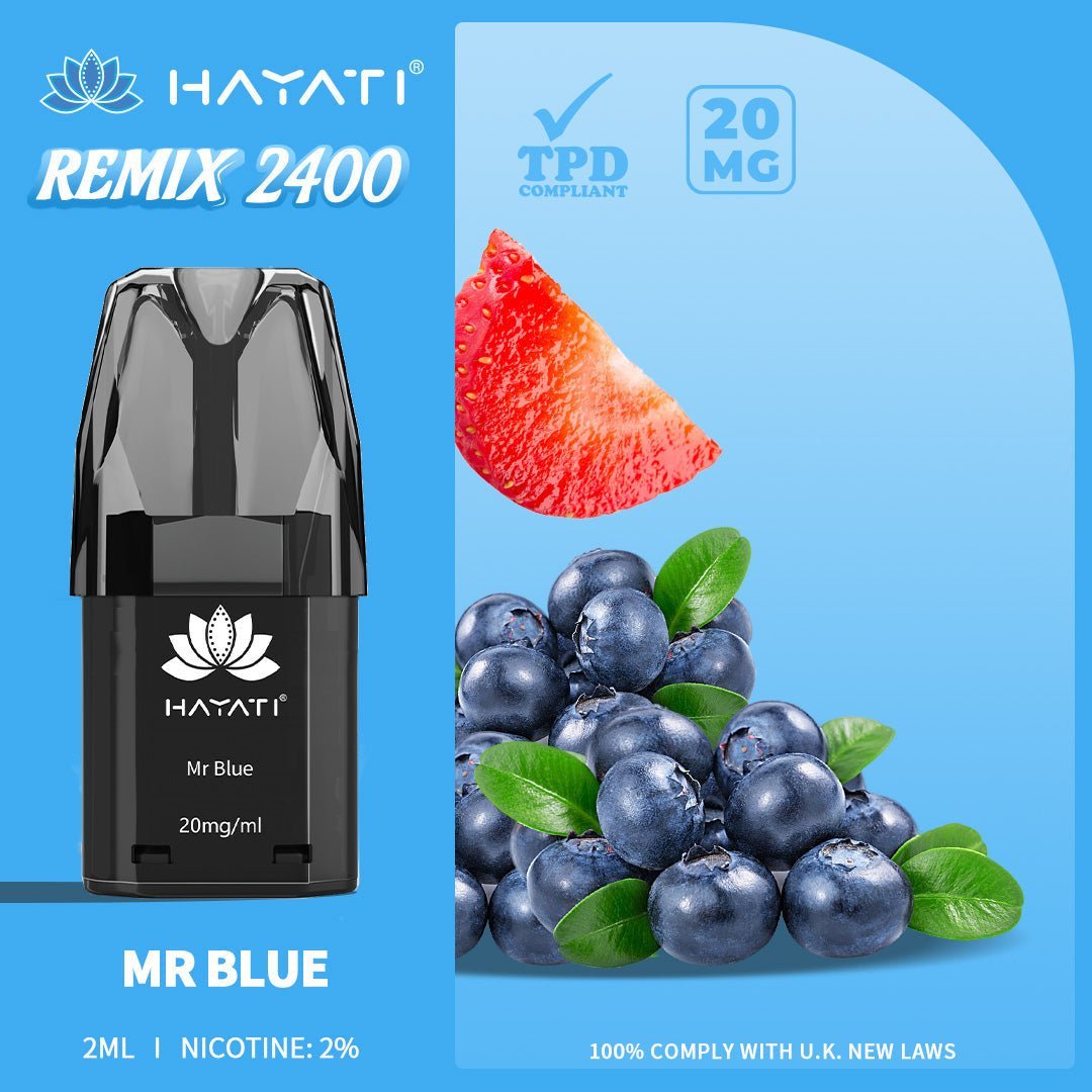 Buy Bulk Hayati Remix 2400 Puffs Replacement Pods - Vape Wholesale Mcr