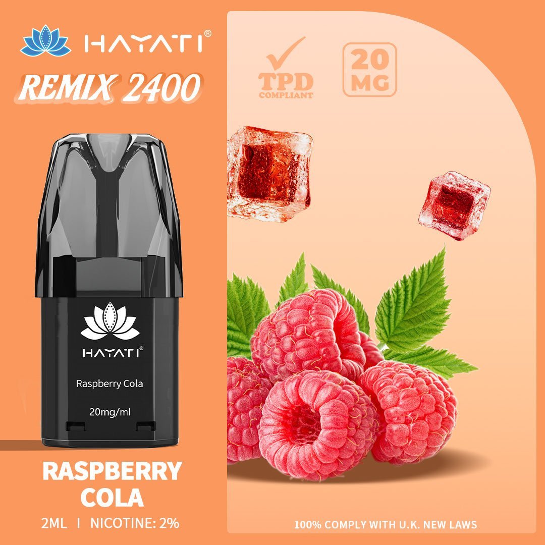 Buy Bulk Hayati Remix 2400 Puffs Replacement Pods - Vape Wholesale Mcr