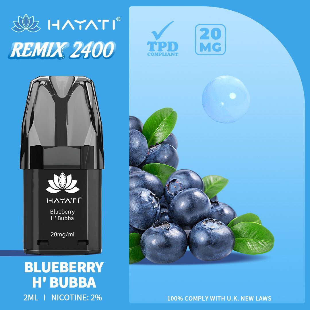 Buy Bulk Hayati Remix 2400 Puffs Replacement Pods - Vape Wholesale Mcr