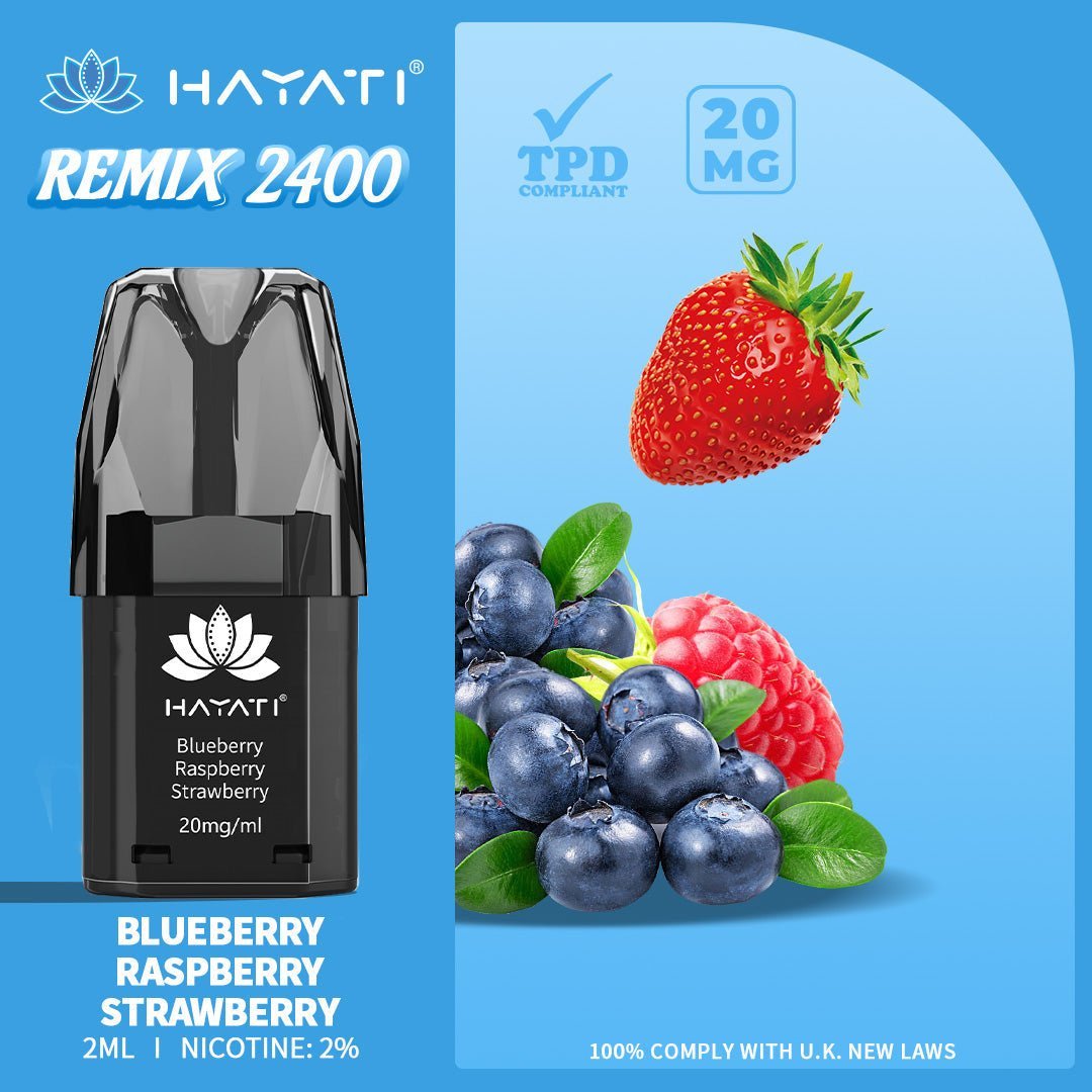 Buy Bulk Hayati Remix 2400 Puffs Replacement Pods - Vape Wholesale Mcr