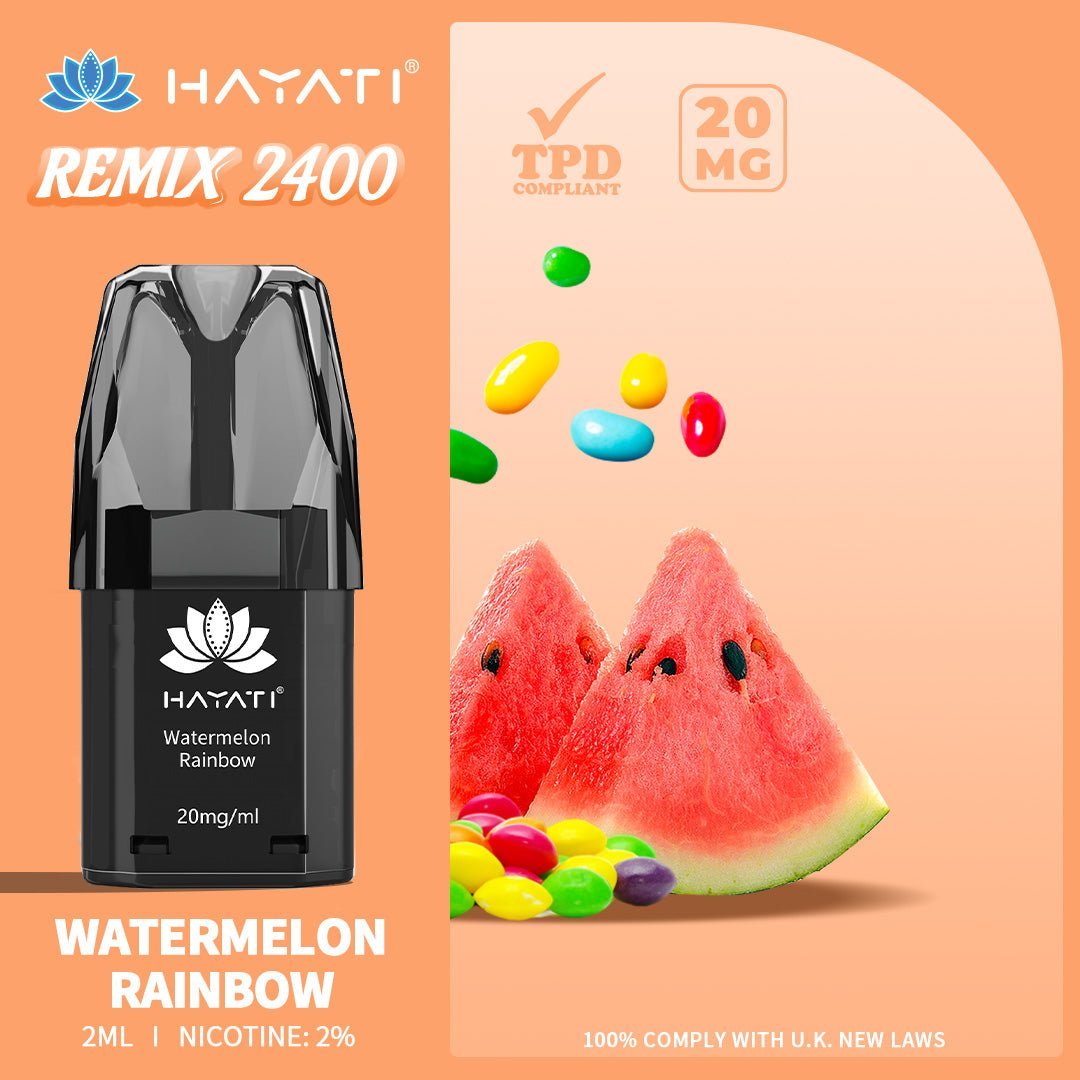 Buy Bulk Hayati Remix 2400 Puffs Replacement Pods - Vape Wholesale Mcr