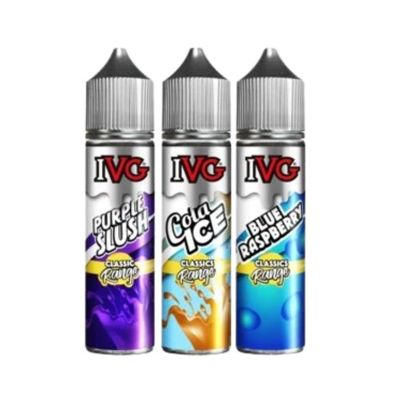 Buy Bulk IVG Classic Range 50ml Shortfill - Vape Wholesale Mcr