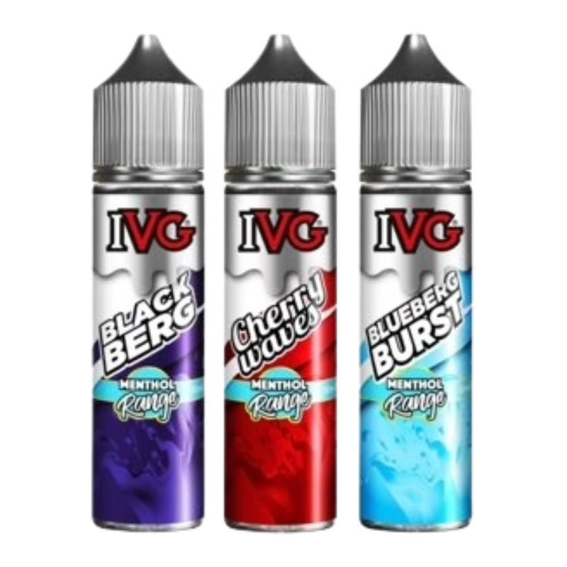 Buy Bulk IVG Menthol Range 50ml Shortfill - Vape Wholesale Mcr