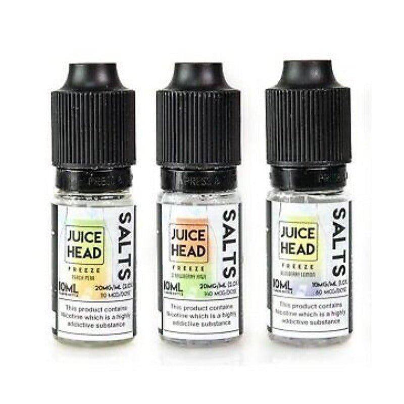 Juice Head Freeze 10ML Nic Salt (Pack of 10) - Vape Wholesale Mcr