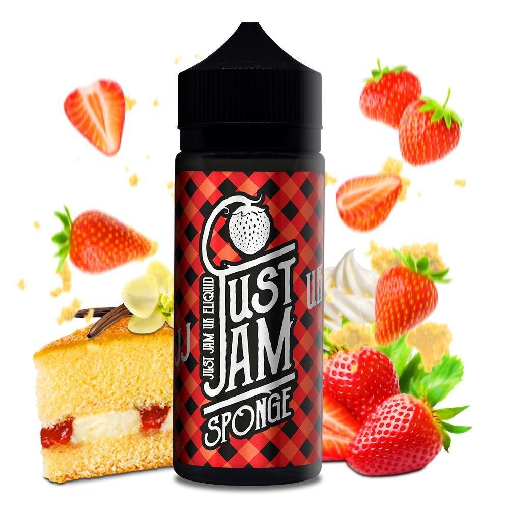 Just Jam Sponge 100ml Shortfill - Vape Wholesale Mcr