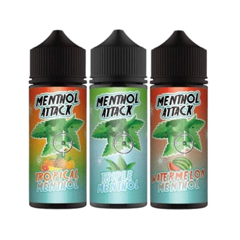 Menthol Attack 100ML Shortfill - Vape Wholesale Mcr