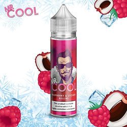 Mr Cool 50ml E-Liquid-Raspberry Lychee Bellini-vapeukwholesale