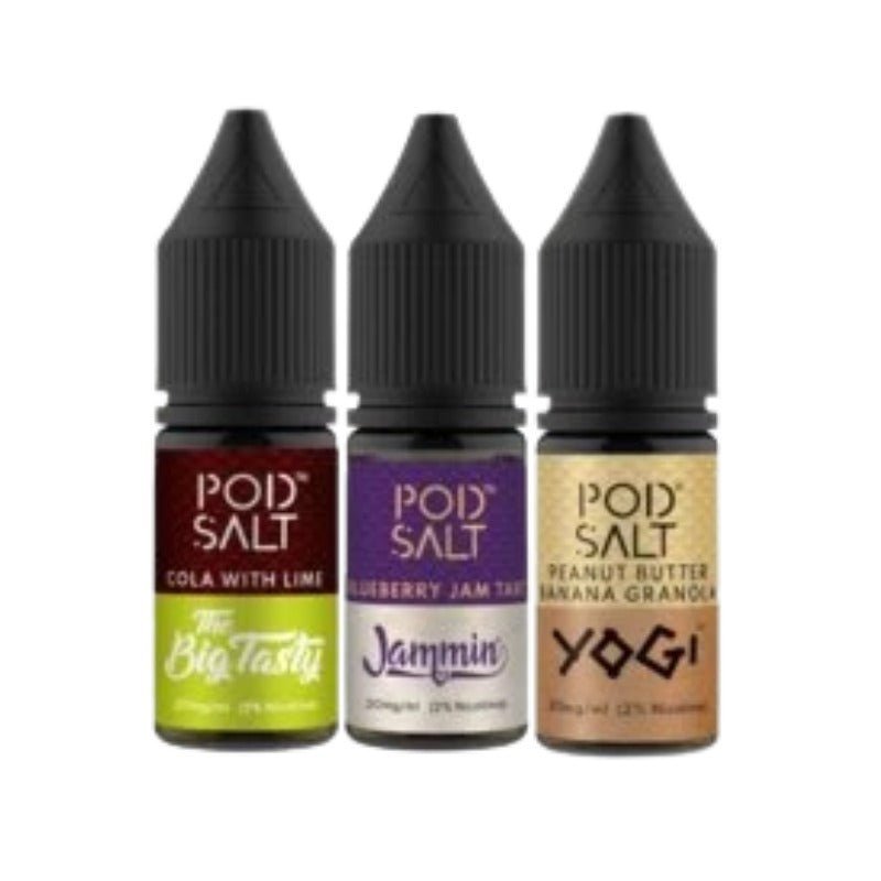 Pod Salt Fusions 10ML Nic Salt (Pack of 10) - Vape Wholesale Mcr