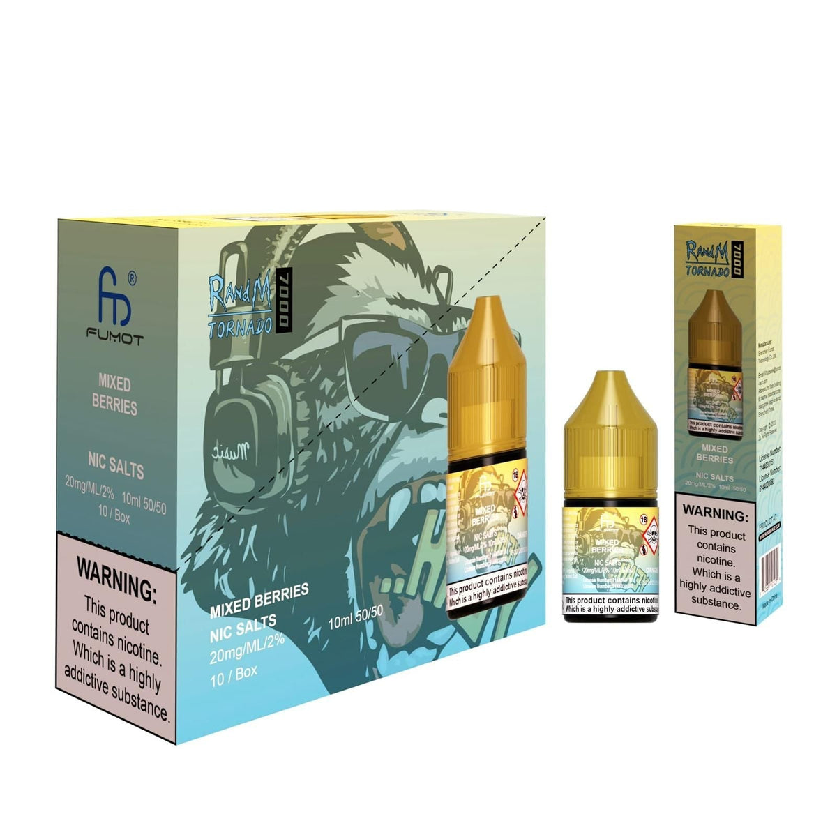 Buy Bulk R and M 7000 Nic Salt 10ml - Box of 10 - Vape Wholesale Mcr