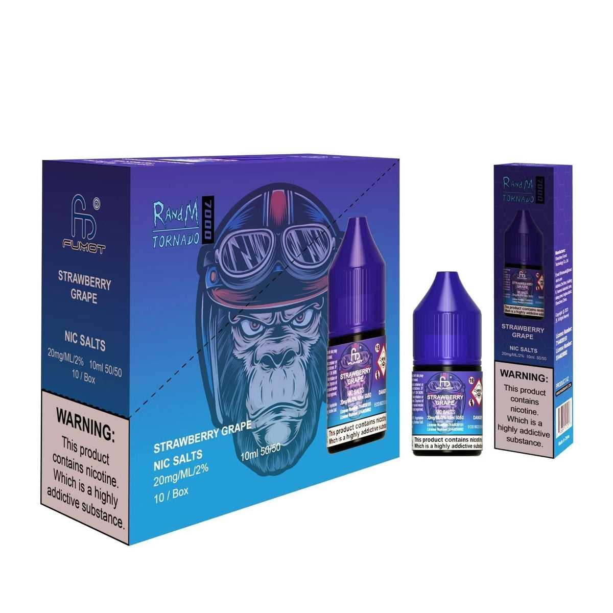 R and M 7000 Nic Salt 10ml - Box of 10 - Vape Wholesale Mcr