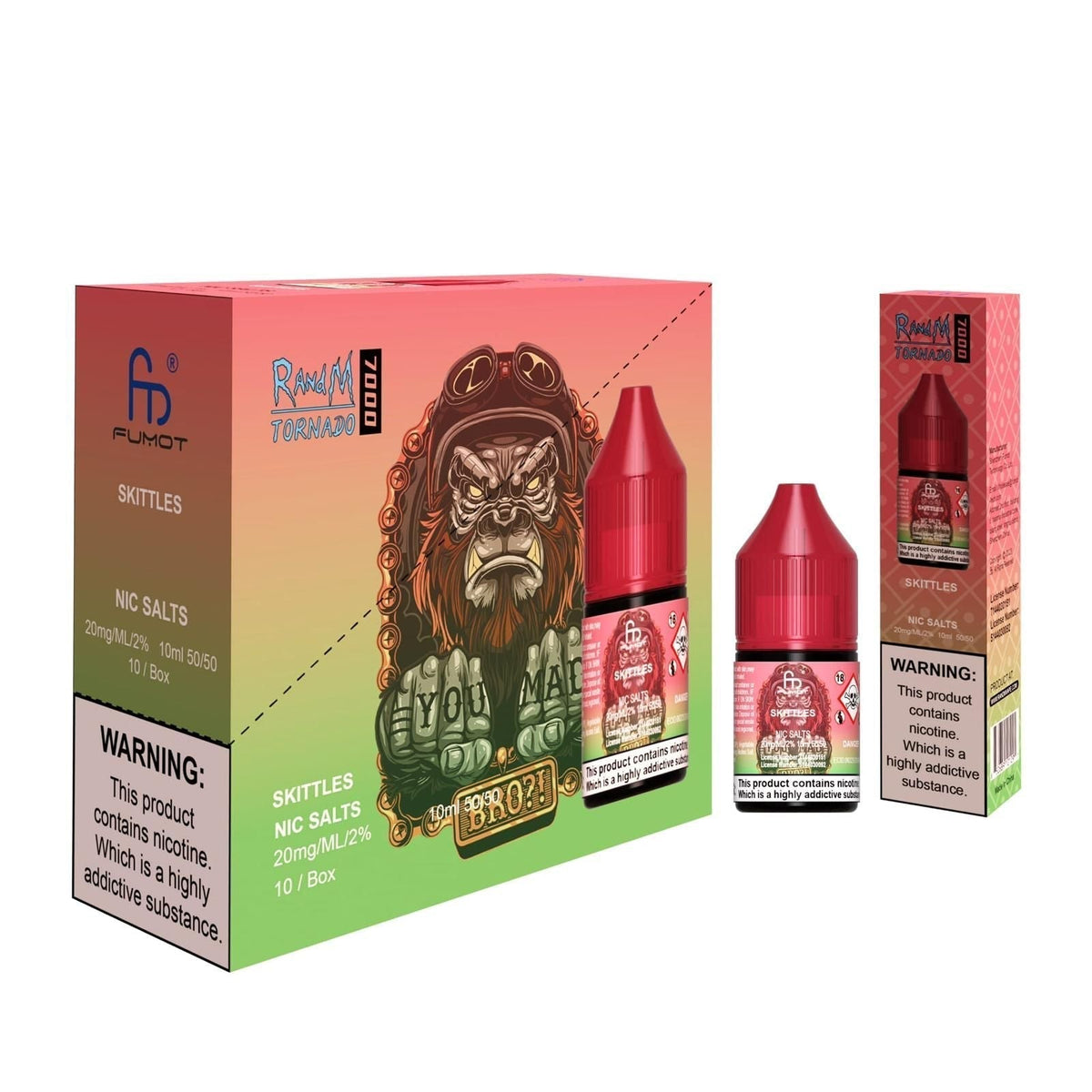 R and M 7000 Nic Salt 10ml - Box of 10 - Vape Wholesale Mcr