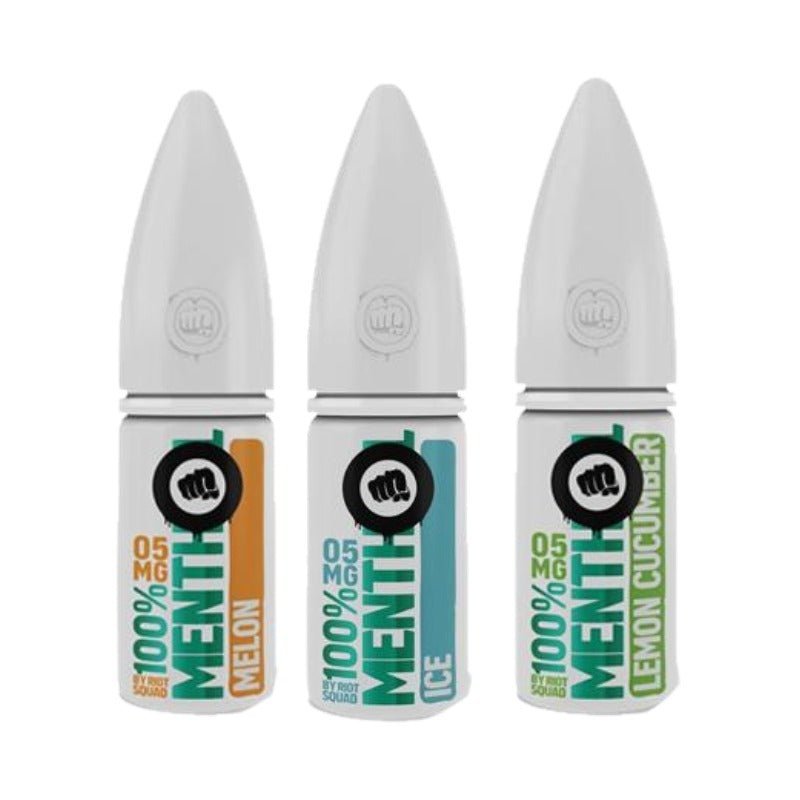 Riot Squad Menthol Series 10ML Nic Salt (Pack of 10) - Vape Wholesale Mcr