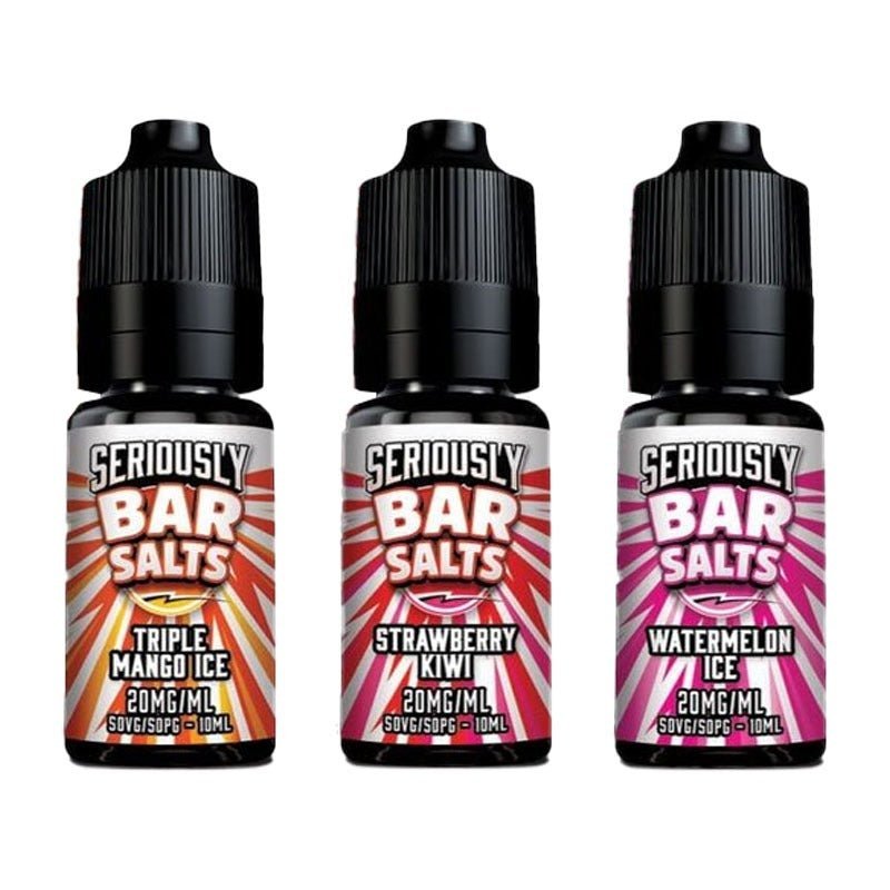 Seriously Bar Salt 10ml E-liquids Nic Salts - Box of 10 - Vape Wholesale Mcr