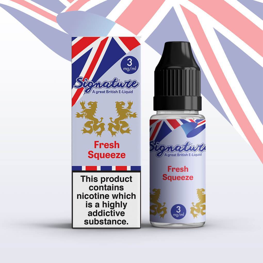 Signature - Fresh Squeeze - 10ml (Pack of 10) - Vape Wholesale Mcr