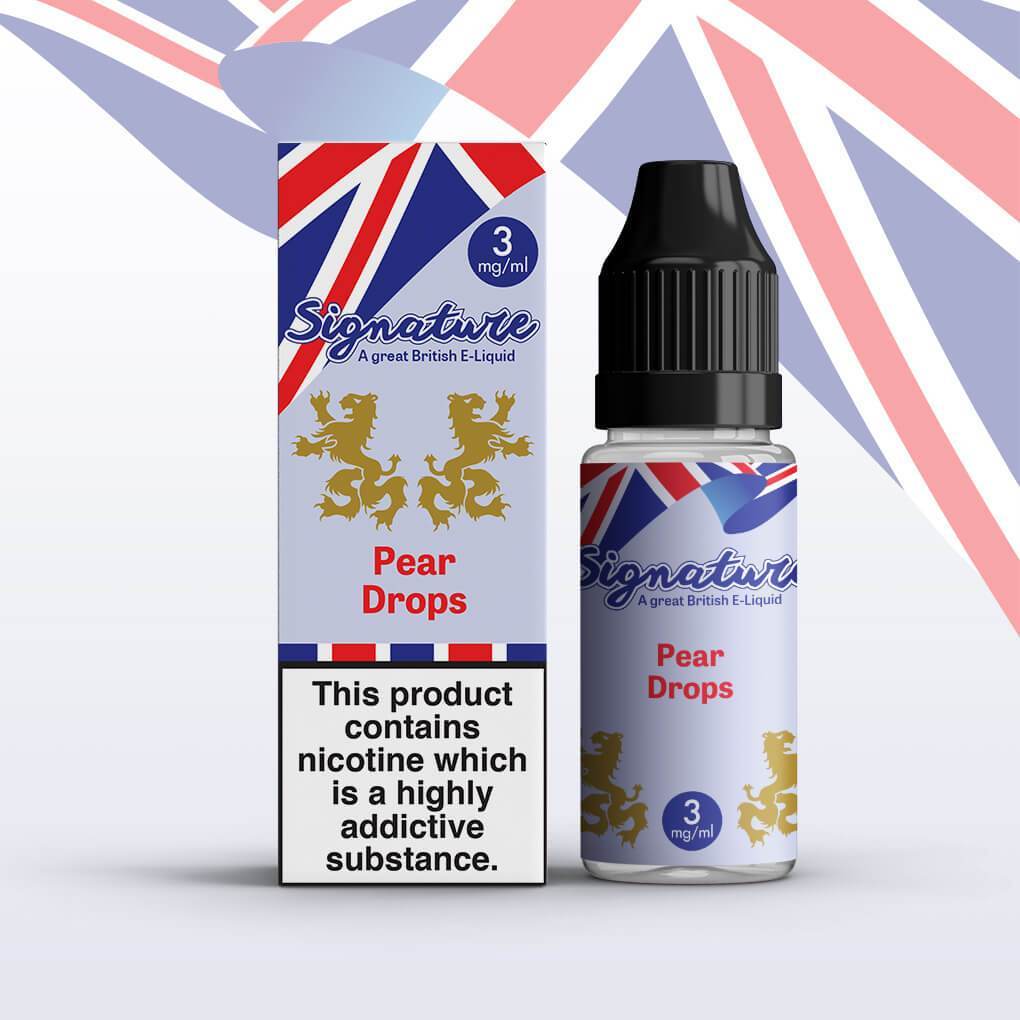 Signature - Pear Drops - 10ml (Pack of 10) - Vape Wholesale Mcr