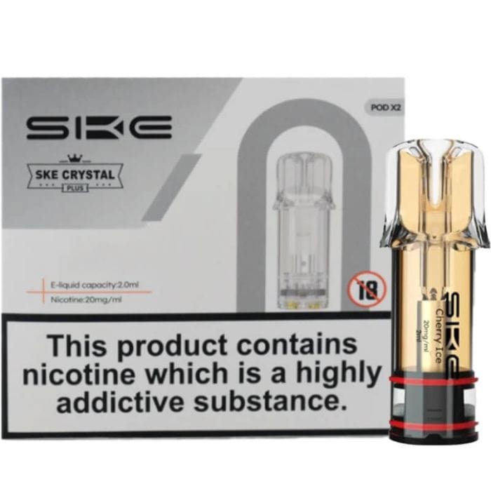 Ske Crytsal Plus Replacement Pods - Box of 10 - Vape Wholesale Mcr